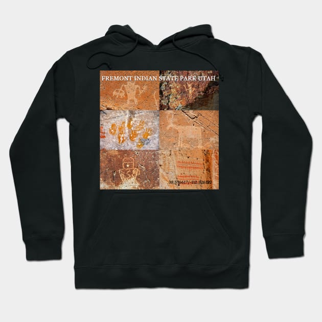 Fremont Indian State Park Utah site Hoodie by dltphoto